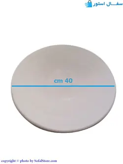 بشقاب سفالی 40 سانتی خام