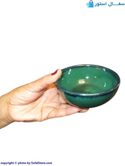 ماست خوری سفالی سبز
