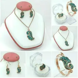 سرویس زیورآلات فیروزه کوبی