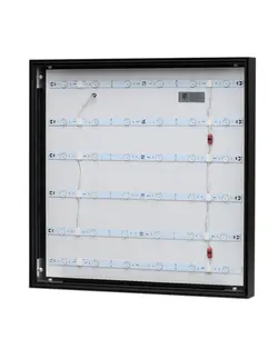 لایت باکس فریم لس مشکی ۴٫۵ سانتی متر یکطرفه