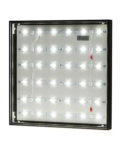 لایت باکس فریم لس مشکی ۴٫۵ سانتی متر یکطرفه