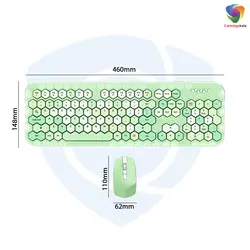 کیبورد و ماوس بیسیم مافی مدل Honey Plus