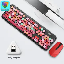 کیبورد و ماوس بیسیم مافی مدل Honey Plus