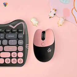 کیبورد و ماوس بیسیم گیزر مدل GEEZER Meoe Meoe