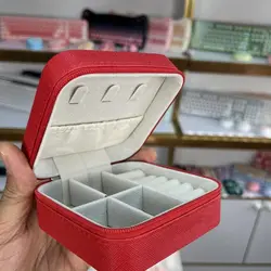 جعبه جواهرات مدل چرمی مسافرتی