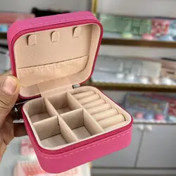 جعبه جواهرات مدل چرمی مسافرتی