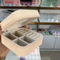 جعبه جواهرات مدل چرمی مسافرتی