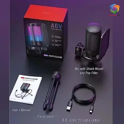 میکروفن کندانسر گیمینگ فای فاین مدل A6V