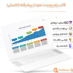 قالب پاورپوینت نمودار پیشرفته اکسلی