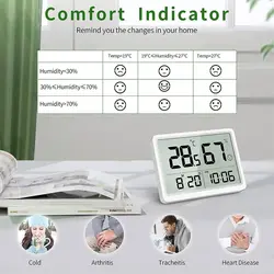 رطوبت و دما سنج کالیبره شده با صفحه نمایش LCD - فروشگاه وی وان