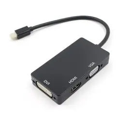 تبدیل Mini DisplayPort به HDMI و DVI و VGA - فروشگاه وی وان