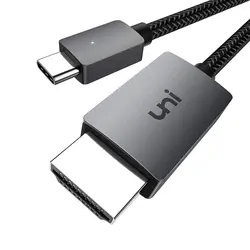 کابل USB Type-C به HDMI برند Uni - فروشگاه وی وان