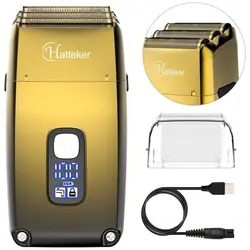 ریش تراش سه تیغه Hatteker ریش تراش برقی مردانه ضد آب - فروشگاه وی وان