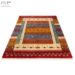 فرش دستباف سه متری طرح گبه بافت افغان کد D02173A