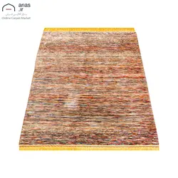 فرش دستباف ذرع چارک تمام ابریشم طرح گبه مارک سرایان بافت قم کد D02588G