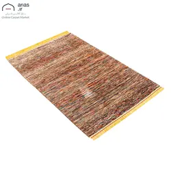 فرش دستباف ذرع چارک تمام ابریشم طرح گبه مارک سرایان بافت قم کد D02588G