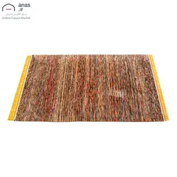فرش دستباف ذرع چارک تمام ابریشم طرح گبه مارک سرایان بافت قم کد D02588G