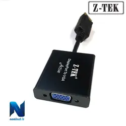 تبدیل displayport به vga اکتیو (Z-TEK آلمان)