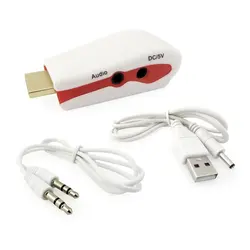 تبدیل HDMI به VGA با کابل صدا و برق لمونتک