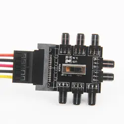 تبدیل (هاب) برق ساتا به برق فن کامپیوتر 3 پین (8 پورت)