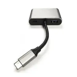 تبدیل USB TYPE C به 4K /HDMI/VGA/USB-3.0