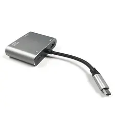 تبدیل USB TYPE C به 4K /HDMI/VGA/USB-3.0