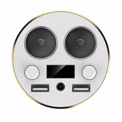 شارژر فندکی لیوانی دو پورت مدل (Lemontech)