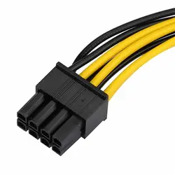 کابل تبدیل برق 6 پین به 8 پین PCI-e گرافیک