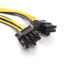 کابل تبدیل برق 8 پین به 2+6 پین پردازنده