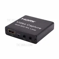 کارت کپچر اکسترنال HDMI همراه با پورت میکروفون لمونتک