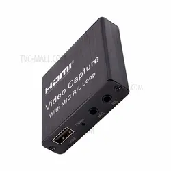 کارت کپچر اکسترنال HDMI همراه با پورت میکروفون لمونتک