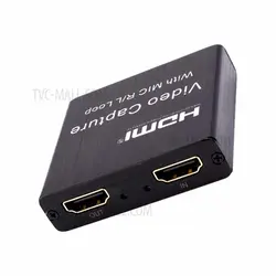 کارت کپچر اکسترنال HDMI همراه با پورت میکروفون لمونتک
