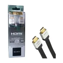 کابل HDMI سوني اورجینال 2 متری (3D FLAT)