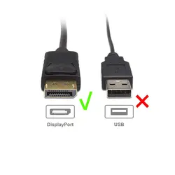 کابل تبديل DisplayPort به HDMI لمونتک (dp to hdmi)