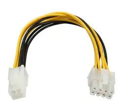 کابل تبدیل برق 4 پین به 8 پین پردازنده (4PIN TO 8PIN CPU)