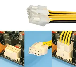 کابل تبدیل برق 4 پین به 8 پین پردازنده (4PIN TO 8PIN CPU)