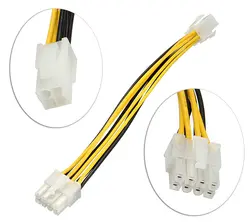 کابل تبدیل برق 4 پین به 8 پین پردازنده (4PIN TO 8PIN CPU)