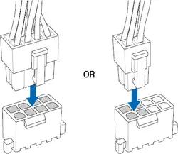 کابل تبدیل برق 4 پین به 8 پین پردازنده (4PIN TO 8PIN CPU)