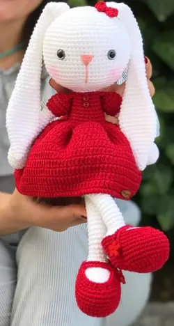 خرگوش بافتنی