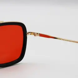 خرید عینک شب با عدسی قرمز و فریم مربعی و طلایی رنگ برند Police مدل 58157 | فروشگاه آرکوشاپ