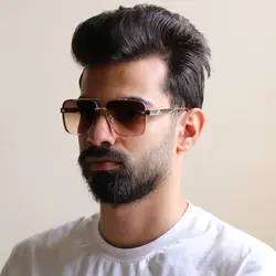 خرید عینک آفتابی لاکچری میباخ با فریم طلایی و عدسی سایه روشن مدل BPS620 | فروشگاه اینترنتی آرکوشاپ | خرید عینک آفتابی مردانه و زنانه