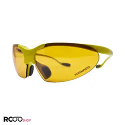 خرید عینک ورزشی TORNADO با فریم و عدسی زرد رنگ مدل TP405001 | فروشگاه آرکوشاپ