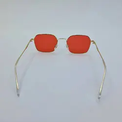 خرید عینک شب با فریم طلایی و فلزی و عدسی قرمز برند شنل مدل 22011 | فروشگاه آرکوشاپ