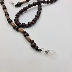 خرید بند عینک چوبی با رنگ قهوه ای و مهره دار مدل 991531 | فروشگاه آرکوشاپ