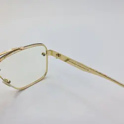 خرید عینک میباخ با فریم طلایی و عدسی شفاف و بی رنگ مدل BPS620 | فروشگاه آرکوشاپ