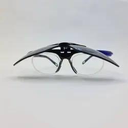 خرید عینک ورزشی با فریم آبی و عدسی دودی به همراه فریم طبی مدل 105 | فروشگاه آرکوشاپ