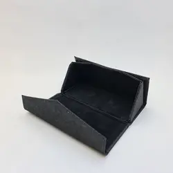 خرید کیف عینک آفتابی و طبی تاشو مثلثی با رنگ مشکی ساده مدل 991627 | فروشگاه آرکوشاپ