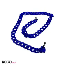 خرید بند عینک آبی رنگ پلاستیکی با حلقه درشت مدل 991565 | فروشگاه آرکوشاپ