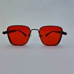 خرید عینک دید در شب با طرح پیچ و فنر، با فریم رنگ مشکی و لنز قرمز رنگ مدل 538 | فروشگاه آرکوشاپ