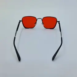 خرید عینک دید در شب با طرح پیچ و فنر، با فریم رنگ مشکی و لنز قرمز رنگ مدل 538 | فروشگاه آرکوشاپ